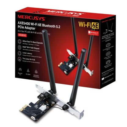 Carte Wifi 6E & Bluetooth Mercusys AXE 5400